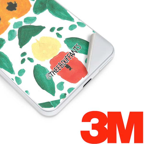 Bouffants and Broken Hearts Geometric Flowers Google Pixel 3 Skin